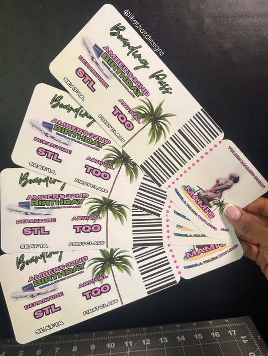 Custom Boarding Passes