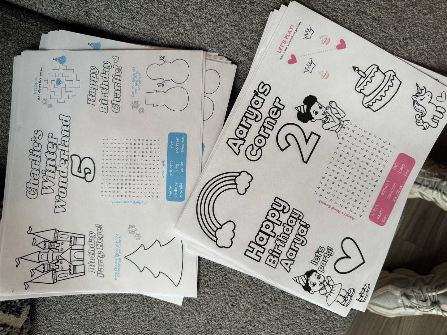 Custom Activity Sheet