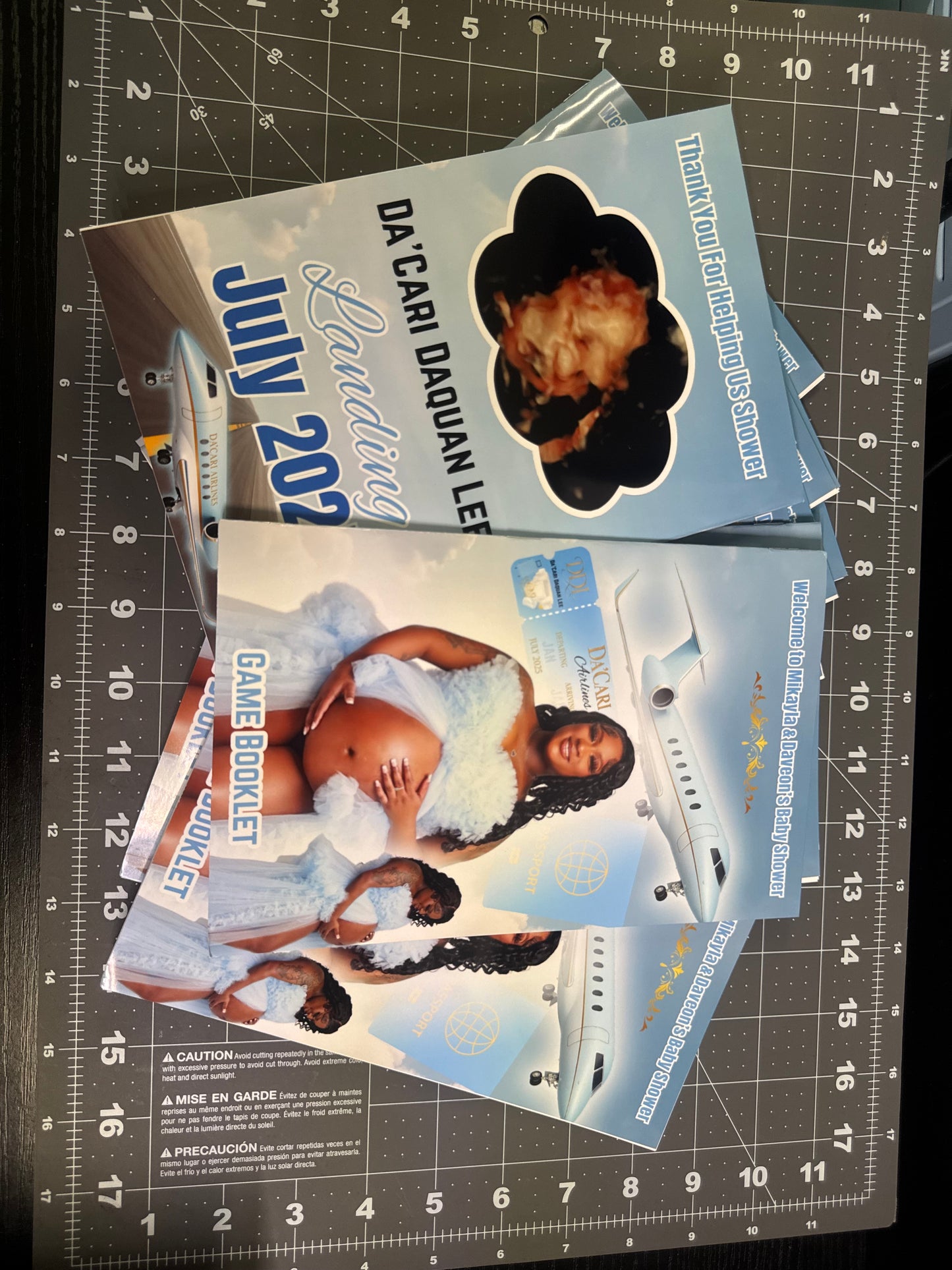 Baby Shower Game Booklet