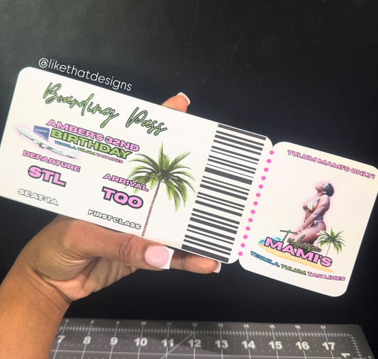 Custom Boarding Passes