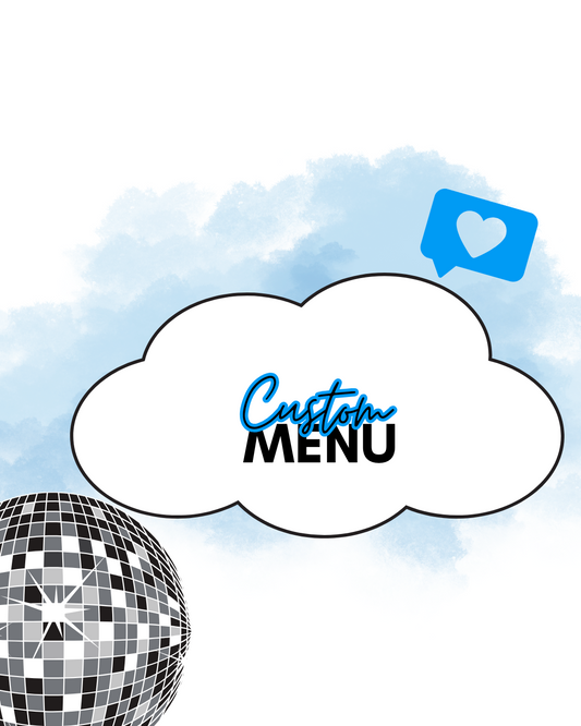 Custom Dye Cut Menu + Design & Printing