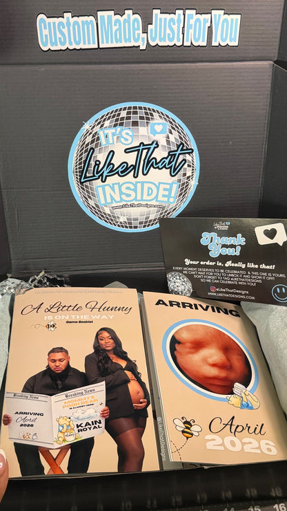 Baby Shower Game Booklets