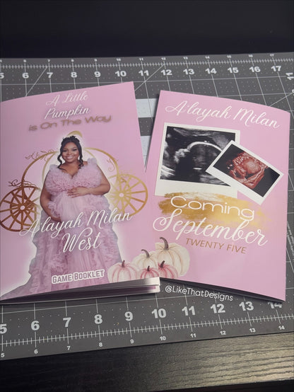 Baby Shower Game Booklets