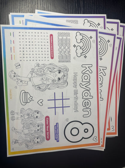 Custom Activity Sheet