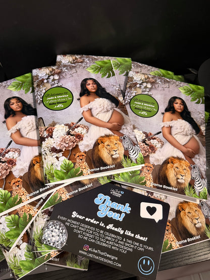 Baby Shower Game Booklets