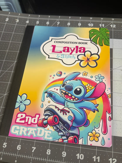 Custom Composition Notebook (Back To School)